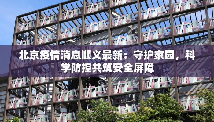 北京疫情消息顺义最新：守护家园，科学防控共筑安全屏障