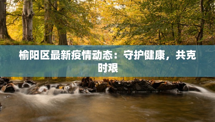 榆阳区最新疫情动态:守护健康,共克时艰 榆阳区最新疫情动态:守护健康,共克时艰