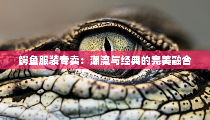 鳄鱼服装专卖:潮流与经典的完美融合 鳄鱼服装专卖:潮流与经典的完美融合