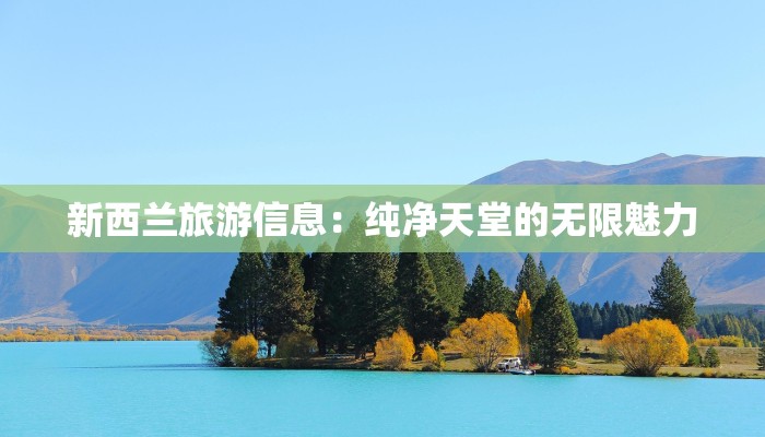 新西兰旅游信息:纯净天堂的无限魅力 新西兰旅游信息:纯净天堂的无限魅力