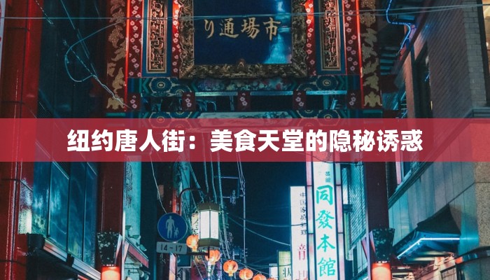 纽约唐人街:美食天堂的隐秘诱惑 纽约唐人街:美食天堂的隐秘诱惑