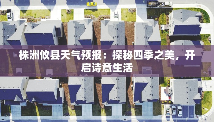 株洲攸县天气预报：探秘四季之美，开启诗意生活