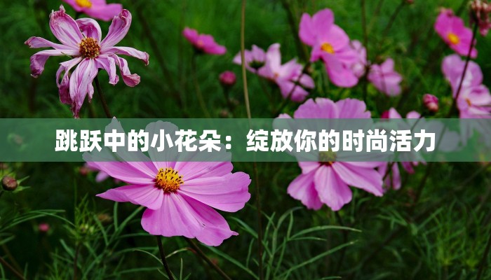 跳跃中的小花朵：绽放你的时尚活力