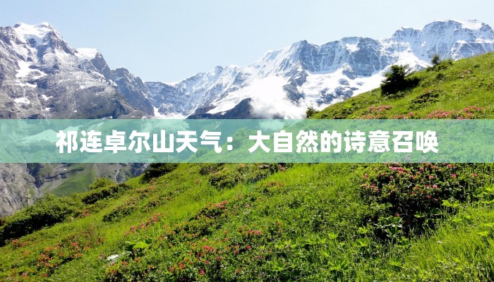 祁连卓尔山天气:大自然的诗意召唤 祁连卓尔山天气:大自然的诗意召唤