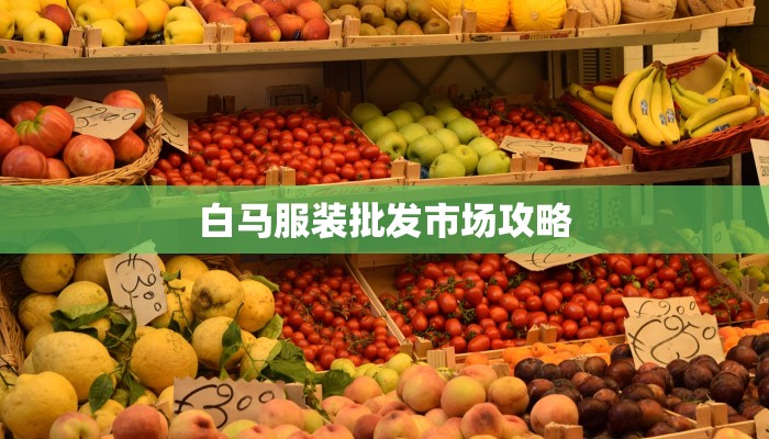 白马服装批发市场攻略