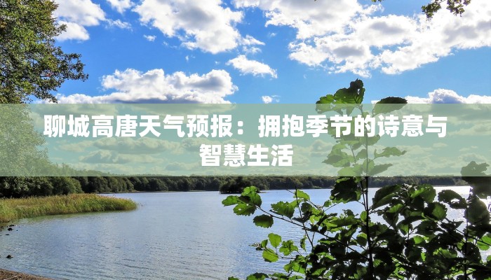 聊城高唐天气预报:拥抱季节的诗意与智慧生活 聊城高唐天气预报:拥抱季节的诗意与智慧生活