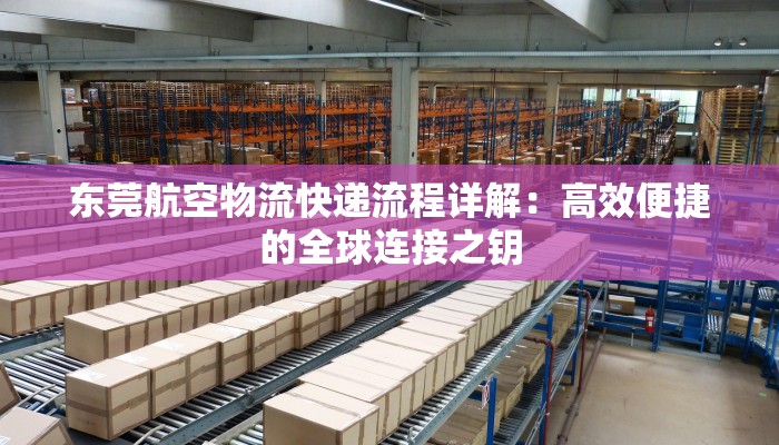 东莞航空物流快递流程详解:高效便捷的全球连接之钥 东莞航空物流快递流程详解:高效便捷的全球连接之钥