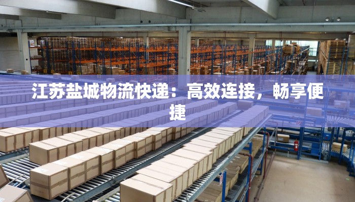 江苏盐城物流快递：高效连接，畅享便捷