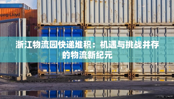 浙江物流园快递堆积:机遇与挑战并存的物流新纪元 浙江物流园快递堆积:机遇与挑战并存的物流新纪元