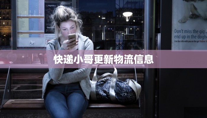 快递小哥更新物流信息