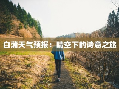 白蒲天气预报：晴空下的诗意之旅