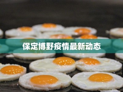 保定博野疫情最新动态