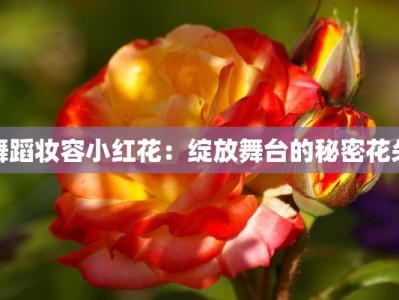 舞蹈妆容小红花：绽放舞台的秘密花朵