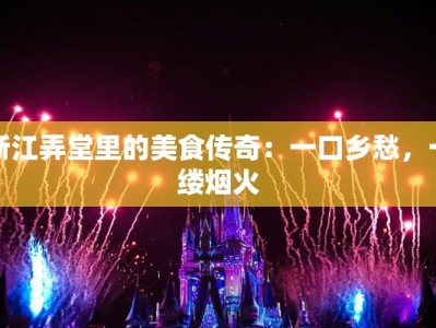 浙江弄堂里的美食传奇：一口乡愁，一缕烟火