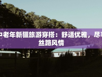 中老年新疆旅游穿搭：舒适优雅，尽享丝路风情