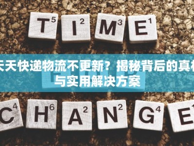 天天快递物流不更新？揭秘背后的真相与实用解决方案