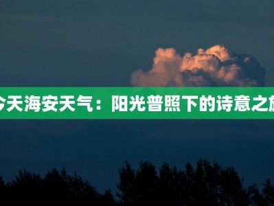 今天海安天气：阳光普照下的诗意之旅