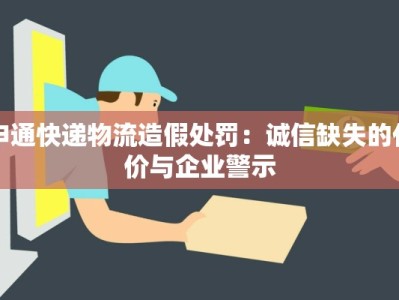 申通快递物流造假处罚：诚信缺失的代价与企业警示