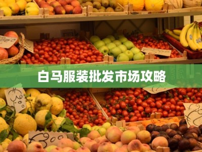 白马服装批发市场攻略