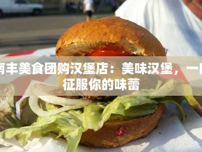 南丰美食团购汉堡店：美味汉堡，一口征服你的味蕾