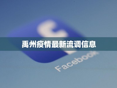 禹州疫情最新流调信息