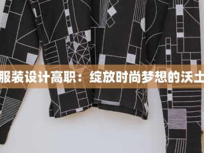 服装设计高职：绽放时尚梦想的沃土