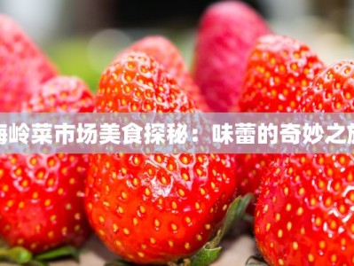 梅岭菜市场美食探秘：味蕾的奇妙之旅