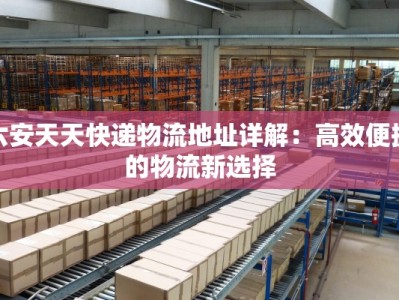 六安天天快递物流地址详解：高效便捷的物流新选择