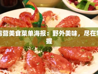 露营美食菜单海报：野外美味，尽在掌握