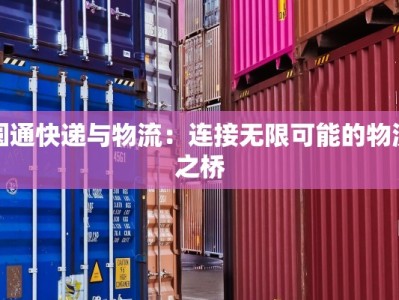 圆通快递与物流：连接无限可能的物流之桥