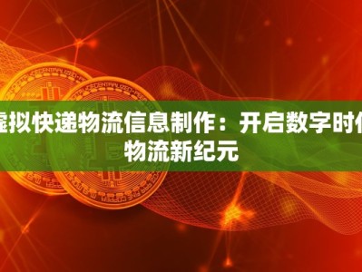 虚拟快递物流信息制作：开启数字时代物流新纪元