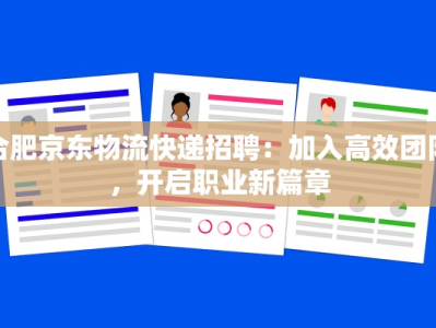合肥京东物流快递招聘：加入高效团队，开启职业新篇章