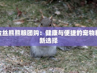 金丝熊熊粮团购：健康与便捷的宠物粮新选择