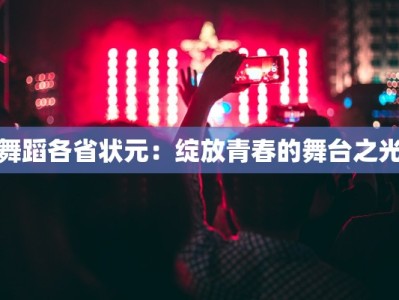 舞蹈各省状元：绽放青春的舞台之光