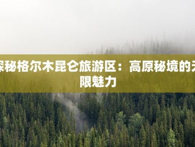 探秘格尔木昆仑旅游区：高原秘境的无限魅力