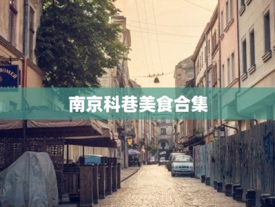 南京科巷美食合集