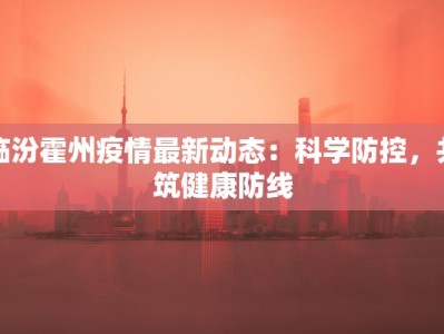 临汾霍州疫情最新动态：科学防控，共筑健康防线