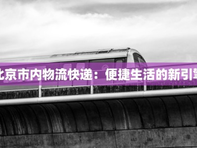 北京市内物流快递：便捷生活的新引擎