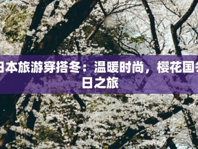 日本旅游穿搭冬：温暖时尚，樱花国冬日之旅
