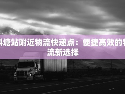 斜塘站附近物流快递点：便捷高效的物流新选择