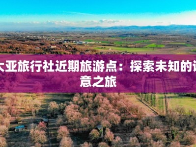 大亚旅行社近期旅游点：探索未知的诗意之旅
